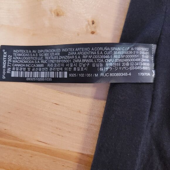 ZARA Tiger Print Knit Midi Sequin Skirt Black Gold Size M Pull On Elastic Waist - Picture 9 of 12